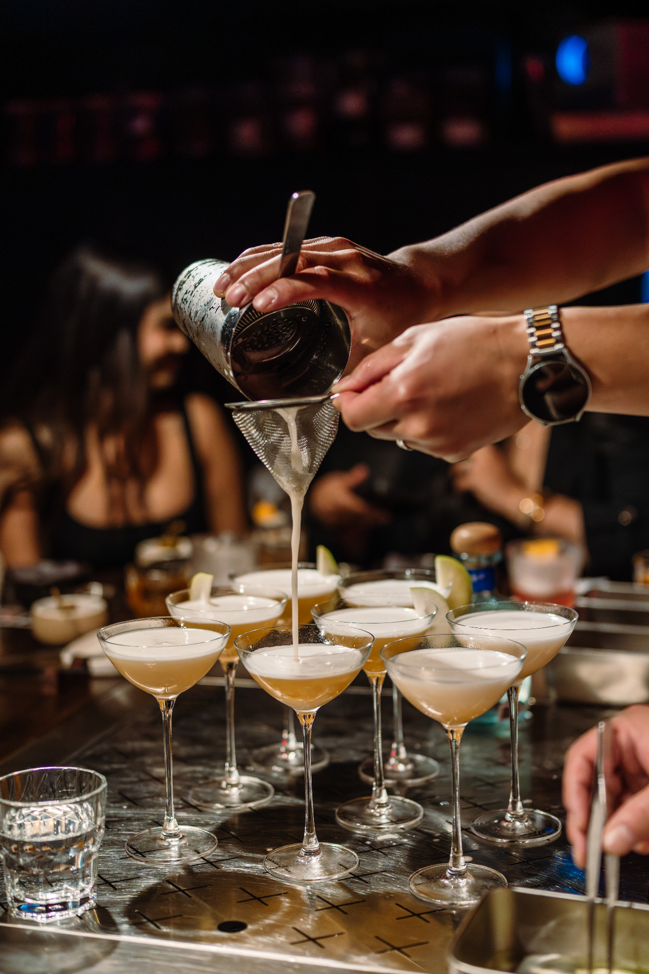 The Bunker Room, cocktails being poured